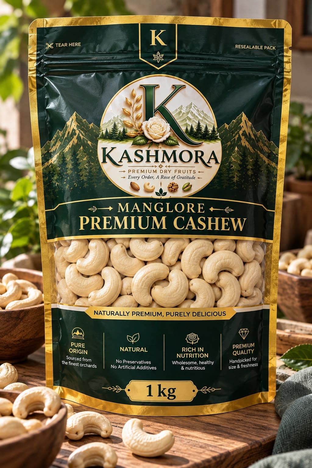KASHMORA Premium Cashews